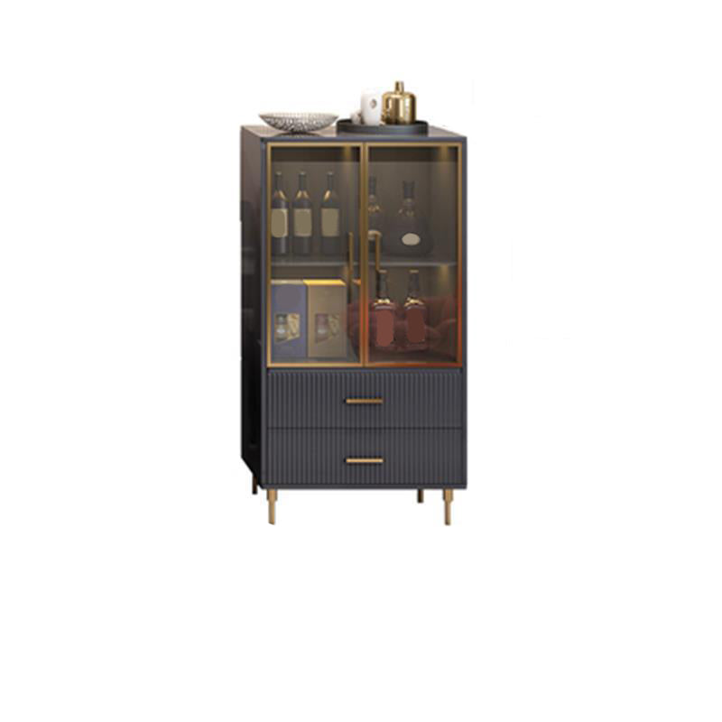 Table à buffet de buffet à manger glamour avec armoires et tiroirs