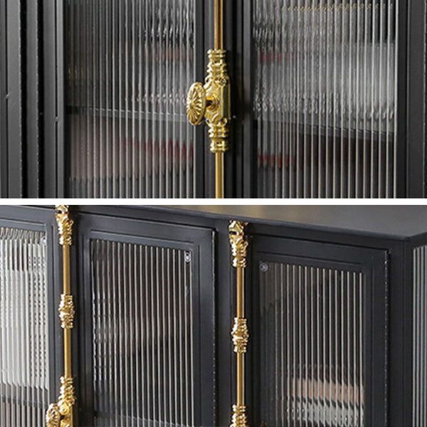 Table du buffet en métal glam