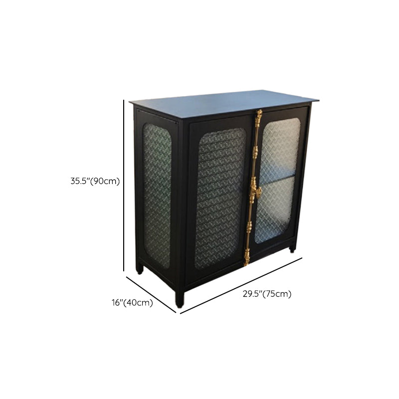 Table du buffet en métal glam