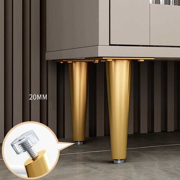 Serveur de restauration en bois d'ingénierie moderne 1 tiroir côté tiroir avec porte en verre