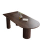 Irregular Shape Indoor Table for Restaurant Modern Table with 3 Legs Brown Without Chairs Clearhalo 'Dining Tables & Seating' 'Dining Tables' 'dining_table' 'furn' 'furn_dining_table' 'Furniture' 'Kitchen & Dining Furniture' 6362994