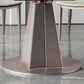 Modern Style Dining Round Table Sintered Stone Table with Metal Legs for Home Clearhalo 'Dining Tables & Seating' 'Dining Tables' 'dining_table' 'furn' 'furn_dining_table' 'Furniture' 'Kitchen & Dining Furniture' 6363017