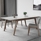 Medieval Modern Sintered Stone Table Rectangle Table with Wooden 4 Legs Clearhalo 'Dining Tables & Seating' 'Dining Tables' 'dining_table' 'furn' 'furn_dining_table' 'Furniture' 'Kitchen & Dining Furniture' 6363041