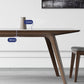 Medieval Modern Sintered Stone Table Rectangle Table with Wooden 4 Legs Clearhalo 'Dining Tables & Seating' 'Dining Tables' 'dining_table' 'furn' 'furn_dining_table' 'Furniture' 'Kitchen & Dining Furniture' 6363045