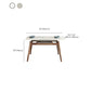 Modern Dining Round Table Sintered Stone Table with 4 Legs for Home Clearhalo 'Dining Tables & Seating' 'Dining Tables' 'dining_table' 'furn' 'furn_dining_table' 'Furniture' 'Kitchen & Dining Furniture' 6363092