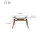 Modern Dining Round Table Sintered Stone Table with 4 Legs for Home Clearhalo 'Dining Tables & Seating' 'Dining Tables' 'dining_table' 'furn' 'furn_dining_table' 'Furniture' 'Kitchen & Dining Furniture' 6363093