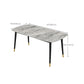 Industrial Dining Rectangle Table Sintered Stone Table with Metal Legs for Home Clearhalo 'Dining Tables & Seating' 'Dining Tables' 'dining_table' 'furn' 'furn_dining_table' 'Furniture' 'Kitchen & Dining Furniture' 6363183