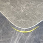 Industrial Sintered Stone Dining Table Rectangle Table with Wooden Base