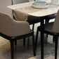 Industrial Sintered Stone Dining Table Rectangle Table with Wooden 4 Legs Clearhalo 'Dining Tables & Seating' 'Dining Tables' 'dining_table' 'furn' 'furn_dining_table' 'Furniture' 'Kitchen & Dining Furniture' 6363220