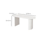 Modern Style Dining Table Double Pedestal Table for Dining Room