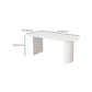 Modern Style Dining Table Double Pedestal Table for Dining Room