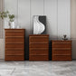 Brown 29.13" Wide Accent Chest Mid-Century Modern Wood Accent Chest Clearhalo 'Cabinets & Chests' 'cabinets_chests' 'furn' 'furn_cabinets_chests' 'Furniture' 'Living Room Furniture' 6363477