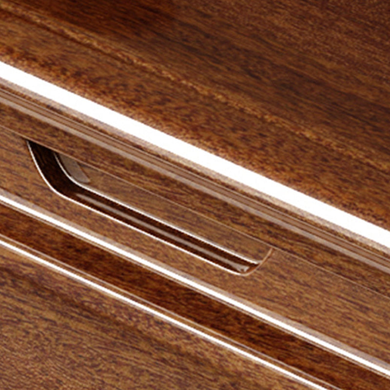 Brown 29.13" Wide Accent Chest Mid-Century Modern Wood Accent Chest Clearhalo 'Cabinets & Chests' 'cabinets_chests' 'furn' 'furn_cabinets_chests' 'Furniture' 'Living Room Furniture' 6363486