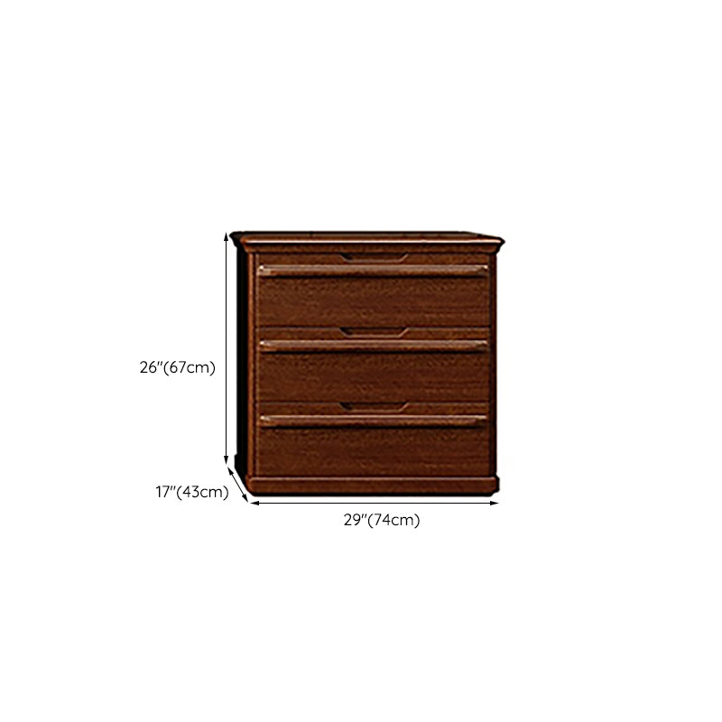 Brown 29.13" Wide Accent Chest Mid-Century Modern Wood Accent Chest Clearhalo 'Cabinets & Chests' 'cabinets_chests' 'furn' 'furn_cabinets_chests' 'Furniture' 'Living Room Furniture' 6363491