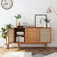 Modern Accent Cabinet Solid Wood With Doors 4 - Drawer Rectangle Cabinet Clearhalo 'Cabinets & Chests' 'cabinets_chests' 'furn' 'furn_cabinets_chests' 'Furniture' 'Living Room Furniture' 6363497