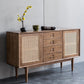Modern Cabinet Solid Wood With Doors 4 - Drawer Rectangle Accent Cabinet Clearhalo 'Cabinets & Chests' 'cabinets_chests' 'furn' 'furn_cabinets_chests' 'Furniture' 'Living Room Furniture' 6363548