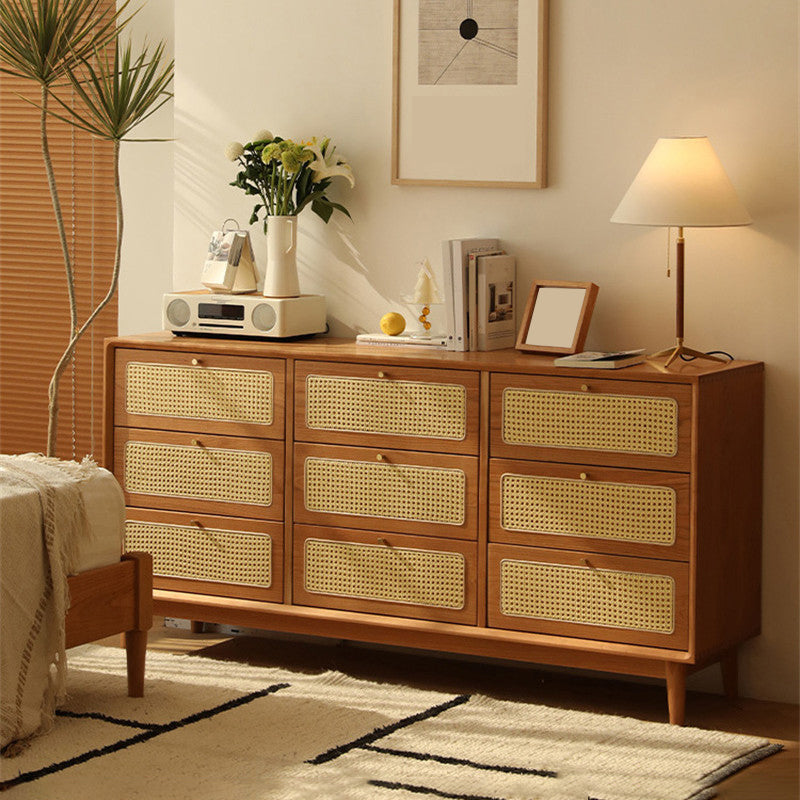 Contemporary Chest Straight Legs with Drawer Knobs Rectangle Accent Chest Clearhalo 'Cabinets & Chests' 'cabinets_chests' 'furn' 'furn_cabinets_chests' 'Furniture' 'Living Room Furniture' 6363574