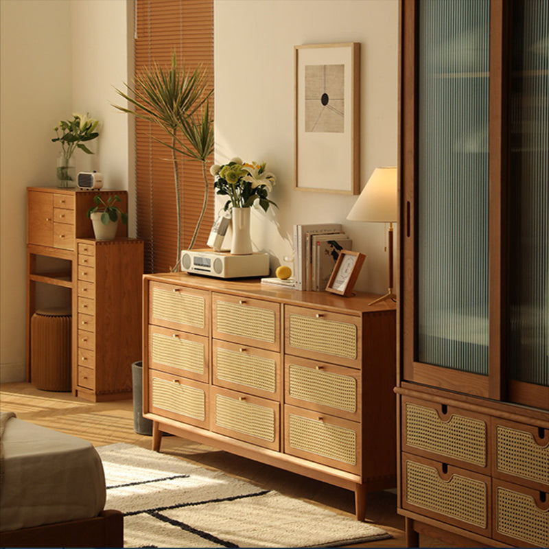 Contemporary Chest Straight Legs with Drawer Knobs Rectangle Accent Chest Clearhalo 'Cabinets & Chests' 'cabinets_chests' 'furn' 'furn_cabinets_chests' 'Furniture' 'Living Room Furniture' 6363576