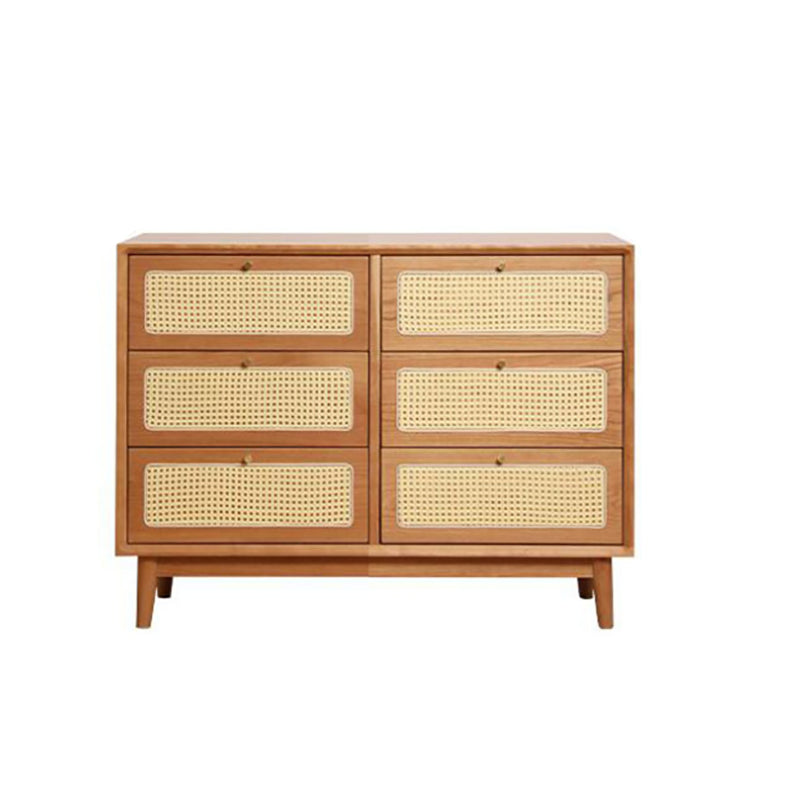 Contemporary Chest Straight Legs with Drawer Knobs Rectangle Accent Chest 47"L x 16"W x 31"H Clearhalo 'Cabinets & Chests' 'cabinets_chests' 'furn' 'furn_cabinets_chests' 'Furniture' 'Living Room Furniture' 6363583