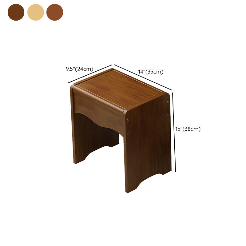 Traditionele massief houten make -uptafel met laden en spiegel