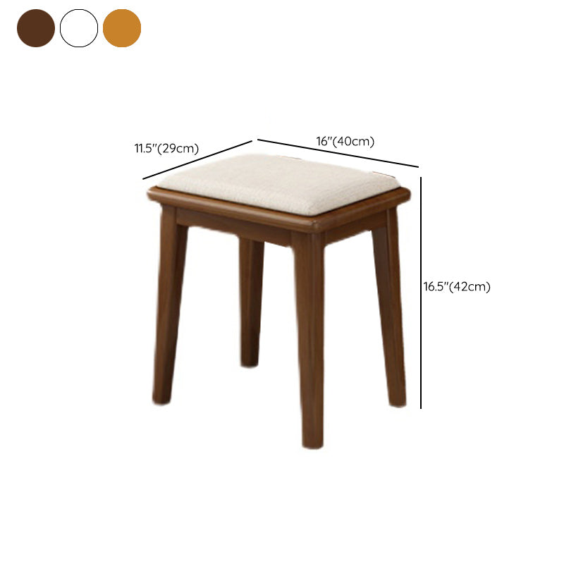 Vanity da tavolo in legno massello a 3 cassetti scandinavi con specchio