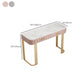 Tavolo da toeletta da top vanità in marmo glam da 29,5 "con 2 cassetti