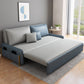 Pillow Included Convertible Sofa Armless Foldable Futon Sofa Bed with Storage