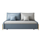 Pillow Included Convertible Sofa Armless Foldable Futon Sofa Bed with Storage