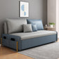 Pillow Included Convertible Sofa Armless Foldable Futon Sofa Bed with Storage