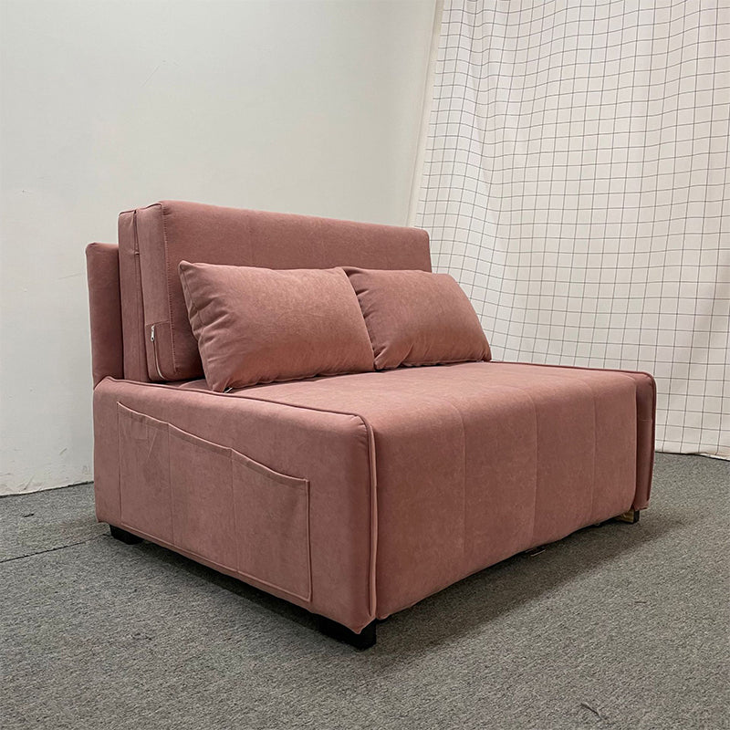 Cuscino incluso divano convertibile di divano futon pieghevole con archiviazione