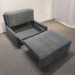 Almohada incluida cama softable de futón de sofá convertible con almacenamiento
