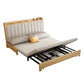 Wood Convertible Sofa Pillow Included Foldable Futon Sofa Bed