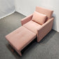Recessed Arms Futon Sofa Bed Pillow Included Cushion Back Sleeper Sofa