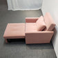 Recessed Arms Futon Sofa Bed Pillow Included Cushion Back Sleeper Sofa