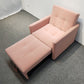 Recessed Arms Futon Sofa Bed Pillow Included Cushion Back Sleeper Sofa
