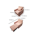 Recessed Arms Futon Sofa Bed Pillow Included Cushion Back Sleeper Sofa Clearhalo 'furn' 'furn_futons' 'Furniture' 'Futons & Daybeds' 'Futons' 'Living Room Furniture' 6364050