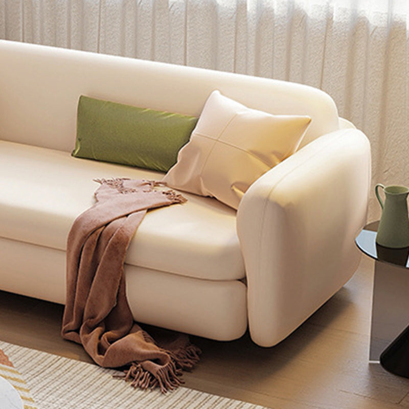 Recessed Arms Futon Sofa Bed Cushion Back Pillow Included Sleeper Sofa Clearhalo 'furn' 'furn_futons' 'Furniture' 'Futons & Daybeds' 'Futons' 'Living Room Furniture' 6364058