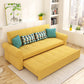 Cushion Back Futon Sofa bedkussen omvatte wijd uitlopende armen slaper bank