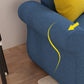 Cushion Back Futon Sofa bedkussen omvatte wijd uitlopende armen slaper bank