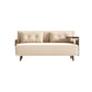 Modern Cushion Back Futon Sofa Bed Pillow Included Sleeper Sofa