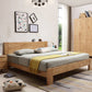 Modern Solid Color Panel Bed Rubberwood Standard Bed with Headboard Full XL Wood Clearhalo 'Bedroom Furniture' 'Beds' 'furn' 'furn_beds' 'Furniture' 6364221