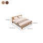 Modern Solid Color Panel Bed Rubberwood Standard Bed with Headboard Clearhalo 'Bedroom Furniture' 'Beds' 'furn' 'furn_beds' 'Furniture' 6364231