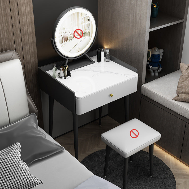 17.72 "brede kleedtafel eigentijdse stenen topkapida met lade