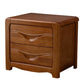 2 Drawers Solid Wood Nightstand Contemporary Oak Night Table Clearhalo 'Bedroom Furniture' 'furn' 'furn_night_stand' 'Furniture' 'night_stand' 'Nightstands' 6366580