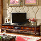 Solid Wood TV Media Console Open Storage Media Console TV Stand with Drawers Marble Clearhalo 'furn' 'furn_tv_stands_entertainment_centers' 'Furniture' 'Living Room Furniture' 'TV Stands & Entertainment Centers' 'TV Stands & Media Storage Furniture' 'tv_stands_entertainment_centers' 6366763