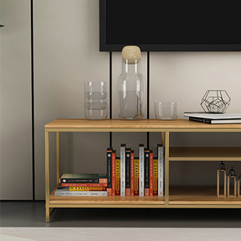 Solid Wood TV Media Console Industrial Media Console TV Stand for Living Room Clearhalo 'furn' 'furn_tv_stands_entertainment_centers' 'Furniture' 'Living Room Furniture' 'TV Stands & Entertainment Centers' 'TV Stands & Media Storage Furniture' 'tv_stands_entertainment_centers' 6366782
