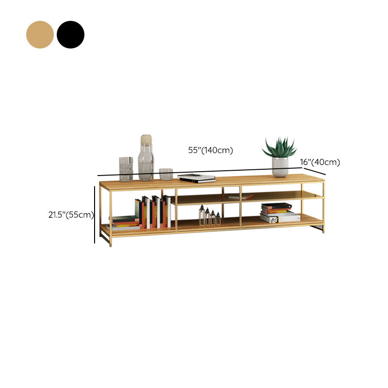 Solid Wood TV Media Console Industrial Media Console TV Stand for Living Room Clearhalo 'furn' 'furn_tv_stands_entertainment_centers' 'Furniture' 'Living Room Furniture' 'TV Stands & Entertainment Centers' 'TV Stands & Media Storage Furniture' 'tv_stands_entertainment_centers' 6366786