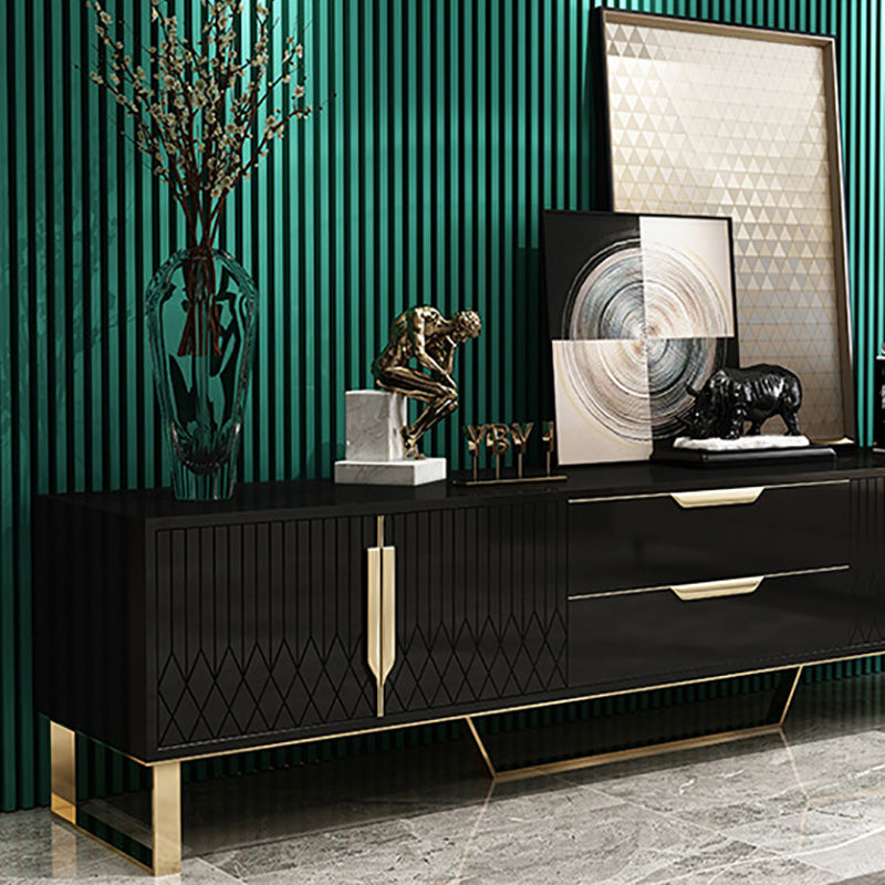 Wooden TV Media Console Modern Media Console TV Stand with Drawers Clearhalo 'furn' 'furn_tv_stands_entertainment_centers' 'Furniture' 'Living Room Furniture' 'TV Stands & Entertainment Centers' 'TV Stands & Media Storage Furniture' 'tv_stands_entertainment_centers' 6366792
