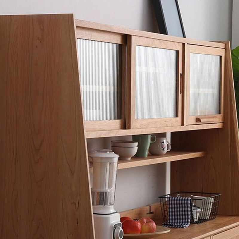 Hedendaags massief houten hok buffet multi-plank dineren hok voor eetkamer