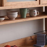 Hedendaags massief houten hok buffet multi-plank dineren hok voor eetkamer